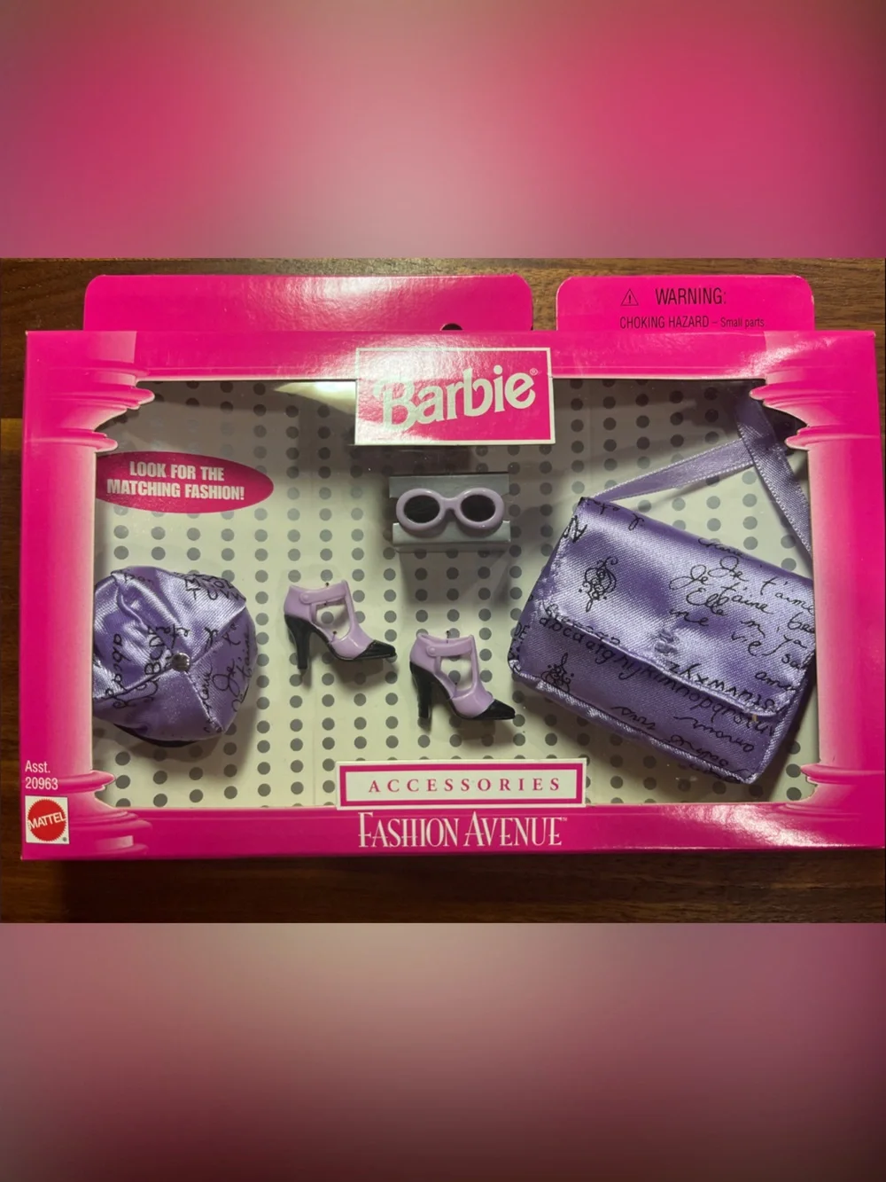 Vintage 1998 “Parisian Lavender” Barbie Accessories Set - NRFB